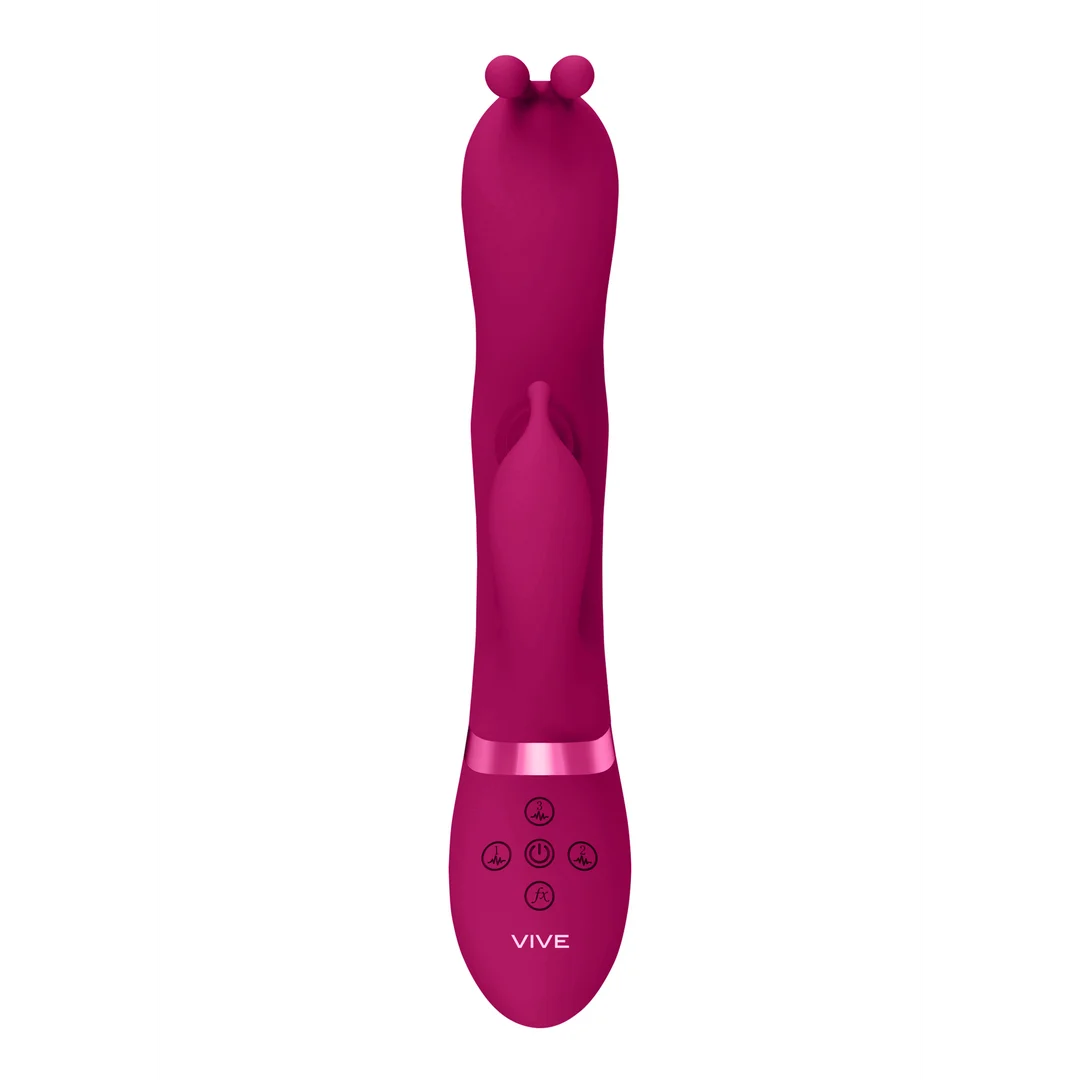 Vibromasseur rabbit, 3 moteurs et tige à ondes pulsées, VIVE VIVE by Shots – Image 3