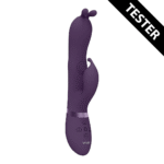 Vibromasseur rabbit, 3 moteurs et tige à ondes pulsées, VIVE VIVE by Shots