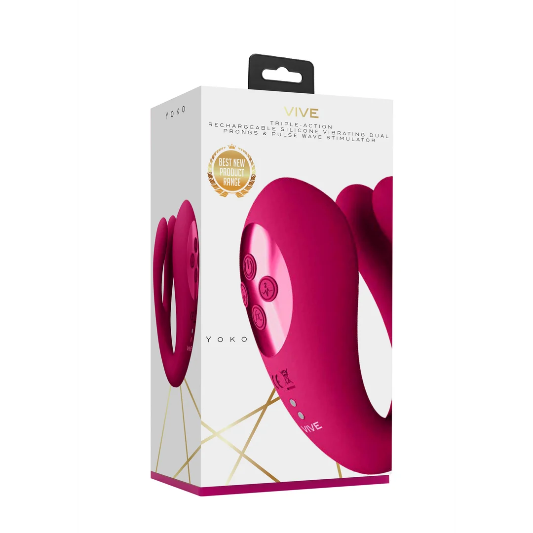 Vibromasseur duo avec fonction clitoridienne pulsée – Testeur VIVE by Shots – Image 1