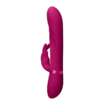 Vibromasseur rabbit avec embout vibrant et perles rotatives, VIVE by Shots, rose VIVE by Shots – Image 3