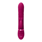 Vibromasseur rabbit avec embout vibrant et perles rotatives, VIVE by Shots, rose VIVE by Shots – Image 4
