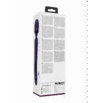 Vibromasseur wand à double extrémité avec langue frétillante et double moteur, VIVE, violet VIVE by Shots – Image 8