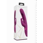 Vibromasseur rabbit à trois moteurs avec stimulateur du point G mobile – VIVE, rose, VIVE by Shots – Image 2