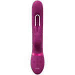 Vibromasseur rabbit à trois moteurs avec stimulateur du point G mobile – VIVE, rose, VIVE by Shots – Image 5