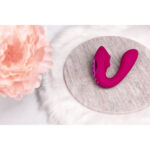 Vibromasseur pour point G avec perles massantes, rose, VIVE by Shots – Image 5