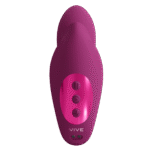 Vibromasseur pour point G avec perles massantes, rose, VIVE by Shots – Image 3