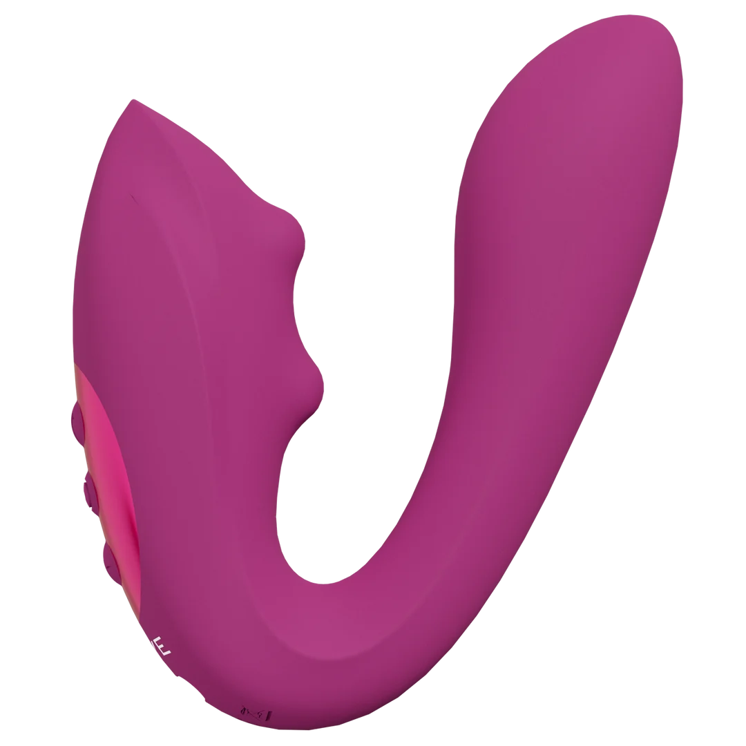 Vibromasseur pour point G avec perles massantes, rose, VIVE by Shots – Image 4