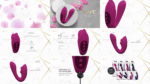 Vibromasseur pour point G avec perles massantes, rose, VIVE by Shots – Image 6
