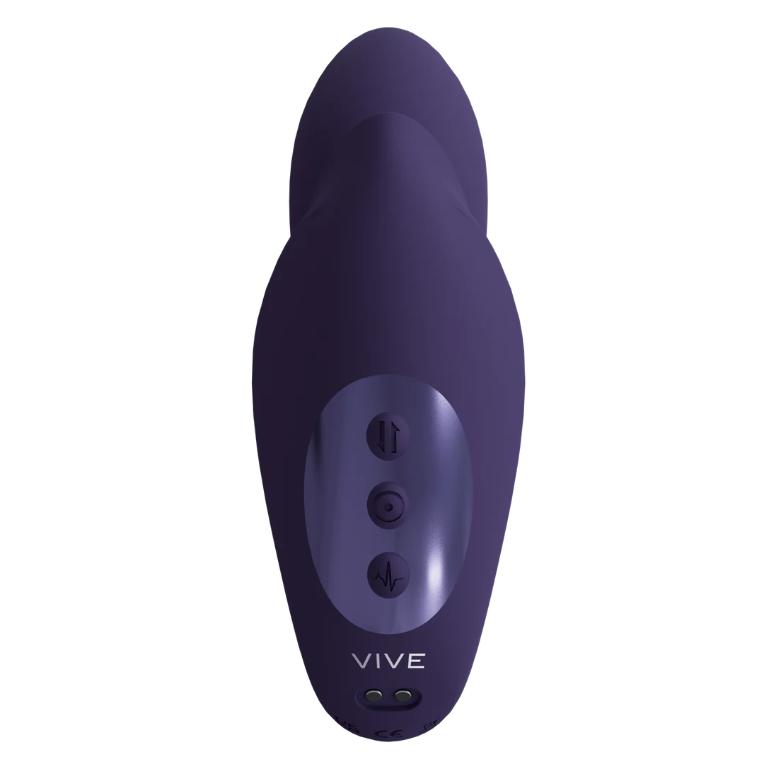 Vibromasseur pour point G avec perles massantes, rose, VIVE by Shots – Image 9