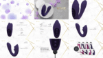 Vibromasseur pour point G avec perles massantes, rose, VIVE by Shots – Image 11