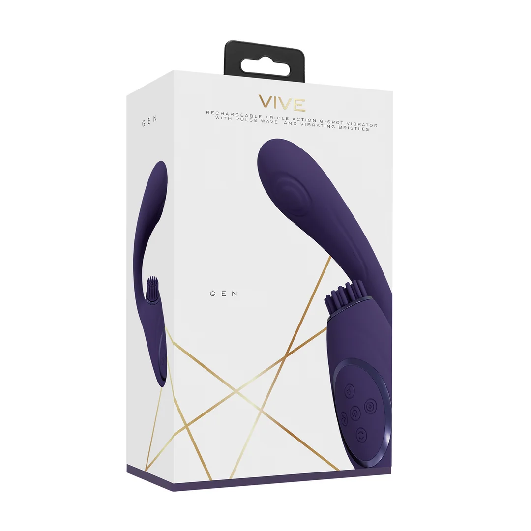 Vibromasseur point G à trois moteurs – Gen VIVE by Shots – Image 7