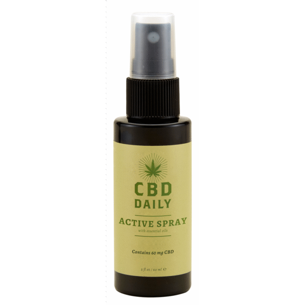 Earthly Body Spray Active au CBD, 60 ml
