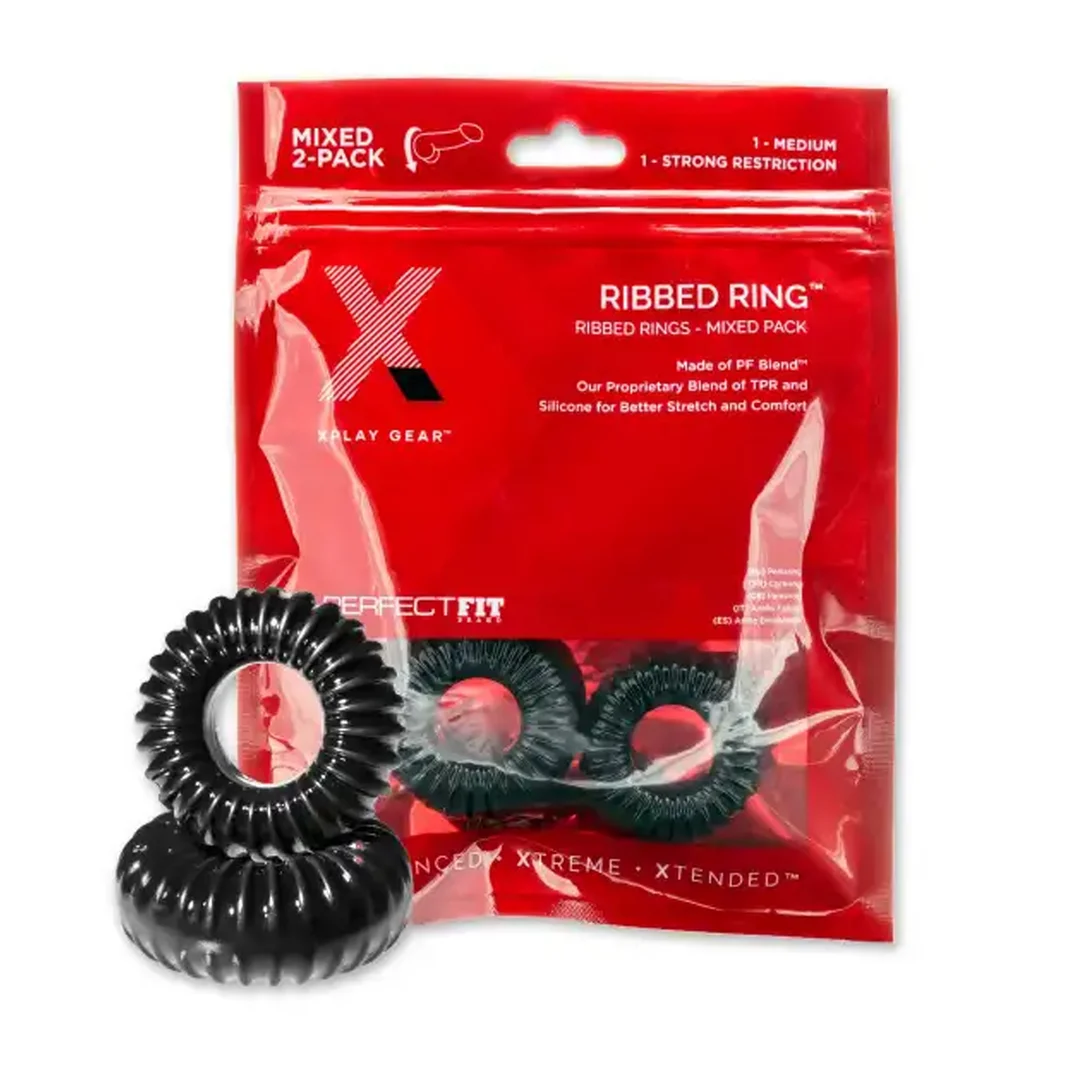 PerfectFit Blend Premium Stretch Ribbed Ring Slim – Image 1